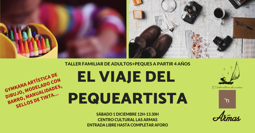 Taller Gratuito Familiar de Cuentos & Artes Plásticas: El viaje del pequeartista