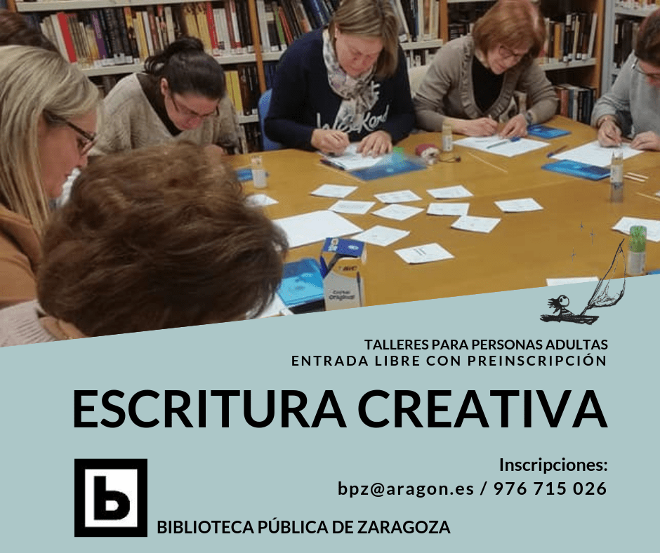 talleres escritura Biblioteca Pública ZGZ