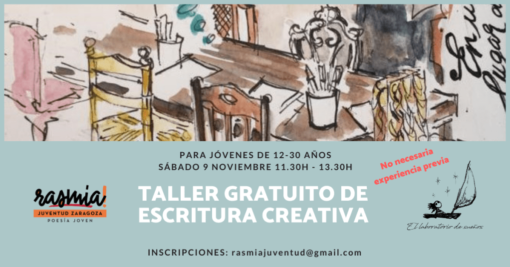 II Festival Rasmia: taller gratuito de escritura creativa para jóvenes