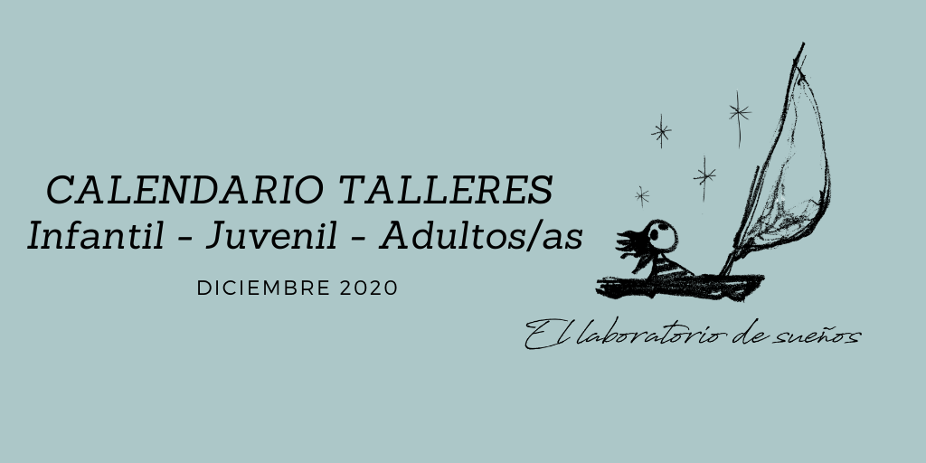 Calendario de talleres: diciembre 2020