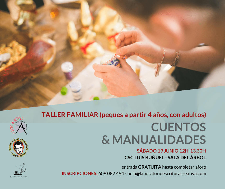 Taller Familiar Gratuito de Cuentos y Manualidades